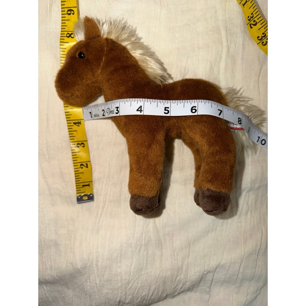 Douglas Cuddle Toys "Mr. Brown" chestnut horse plush 8.5" x 8" - Picture 6 of 6